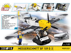 COBI - Konstruktorius Messerschmitt Bf 109 E-3, 1/32, 5727