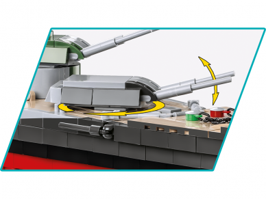 COBI - Конструктор Battleship Tirpitz, 1/300, 4839 6 COBI - Конструктор Battleship Tirpitz, 1/300, 4839 6