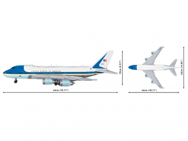 COBI - Konstruktors Boeing 747 Air Force One, 1/144, 26610 8 COBI - Konstruktors Boeing 747 Air Force One, 1/144, 26610 8