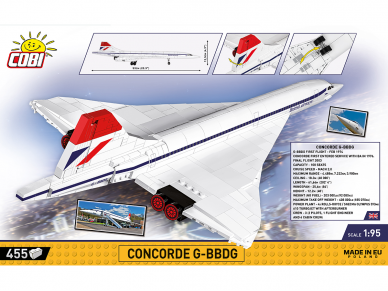 COBI - Konstruktorius Concorde G-BBDG, 1/95, 1917 1