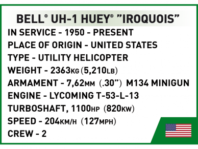 COBI - Конструктор Bell UH-1 Huey Iroquois, 1/32, 2423 13