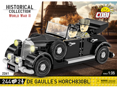 COBI - Konstruktors De Gaulle's Horch830BL, 1/35, 2261 COBI - Konstruktors De Gaulle's Horch830BL, 1/35, 2261