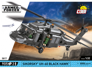 COBI - Plastkonstruktorid Sikorsky UH-60 Black Hawk, 1/32, 5817 COBI - Plastkonstruktorid Sikorsky UH-60 Black Hawk, 1/32, 5817