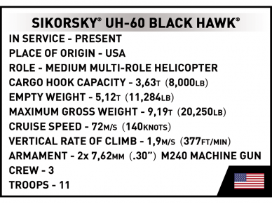 COBI - Конструктор Sikorsky UH-60 Black Hawk, 1/32, 5817 10