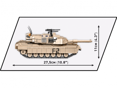 COBI - Konstruktorius M1A2 Abrams, 1/35, 2622 8 COBI - Konstruktorius M1A2 Abrams, 1/35, 2622 8