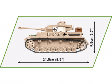 COBI - Konstruktors Panzer IV Ausf.G, 1/29, 2546 10