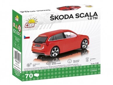 COBI - Plastkonstruktorid Škoda Scala 1.0 TSI, 1/35, 24582 1