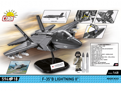 COBI - Конструктор F-35B Lightning II USA, 1/48, 5829 1