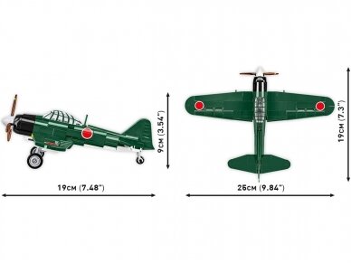COBI - Constructor Mitsubishi A6M2 "Zero", 1/48, 5861 5 COBI - Constructor Mitsubishi A6M2 "Zero", 1/48, 5861 5