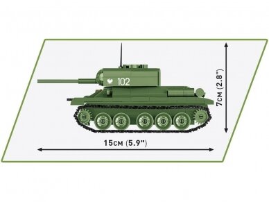 COBI - Plastkonstruktorid T-34-85, 1/48, 2716 4