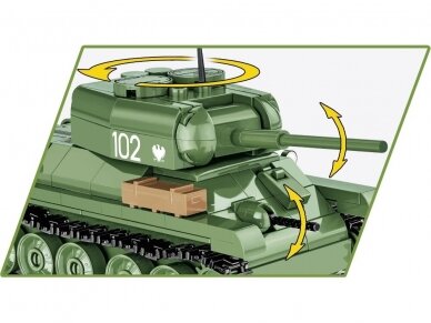 COBI - Konstruktorius T-34-85, 1/48, 2716 3