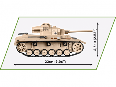 COBI - Konstruktors Panzer III Ausf. J, 1/28, 2562 9 COBI - Konstruktors Panzer III Ausf. J, 1/28, 2562 9