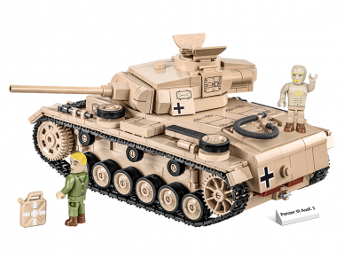 COBI - Plastkonstruktorid Panzer III Ausf. J, 1/28, 2562 2 COBI - Plastkonstruktorid Panzer III Ausf. J, 1/28, 2562 2