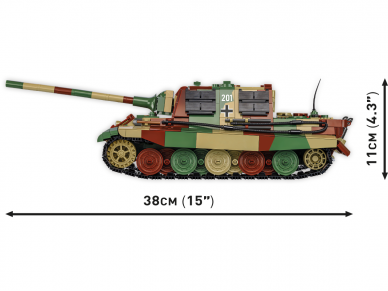 COBI - Konstruktors Sd.Kfz. 186 - Jagdtiger, 1/28, 2580 9 COBI - Konstruktors Sd.Kfz. 186 - Jagdtiger, 1/28, 2580 9