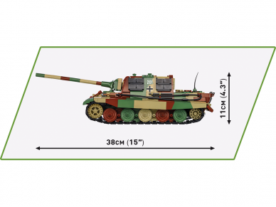 COBI - Konstruktors Sd.Kfz. 186 - Jagdtiger, 1/28, 2580 11 COBI - Konstruktors Sd.Kfz. 186 - Jagdtiger, 1/28, 2580 11