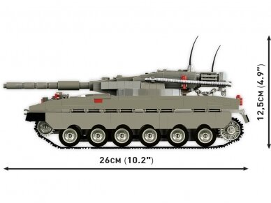 COBI - Konstruktors Merkava Mk. 1/2, 1/35, 2621 7 COBI - Konstruktors Merkava Mk. 1/2, 1/35, 2621 7