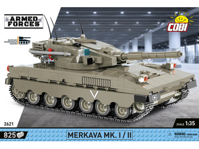 COBI - Konstruktors Merkava Mk. 1/2, 1/35, 2621 COBI - Konstruktors Merkava Mk. 1/2, 1/35, 2621