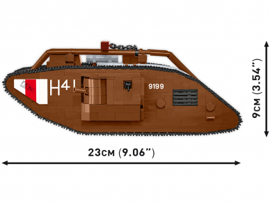 COBI - Plastkonstruktorid Mark V (Male) no 9199, 1/35, 2995 3 COBI - Plastkonstruktorid Mark V (Male) no 9199, 1/35, 2995 3