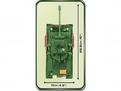 COBI - Konstruktorius M4A3E8 Sherman Easy Eight, 1/28, 2533 4