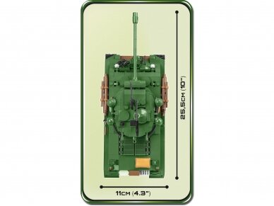 COBI - Konstruktorius M4A3E8 Sherman Easy Eight, 1/28, 2533 4 COBI - Konstruktorius M4A3E8 Sherman Easy Eight, 1/28, 2533 4