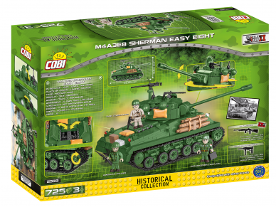 COBI - Konstruktorius M4A3E8 Sherman Easy Eight, 1/28, 2533 1