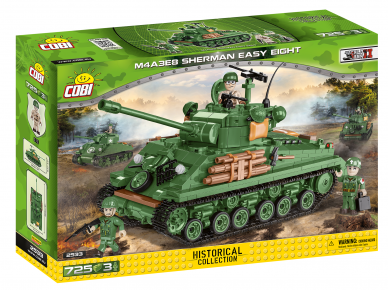 COBI - Konstruktorius M4A3E8 Sherman Easy Eight, 1/28, 2533