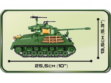 COBI - Konstruktorius M4A3E8 Sherman Easy Eight, 1/28, 2533 5