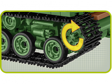 COBI - Konstruktorius M4A3E8 Sherman Easy Eight, 1/28, 2533 7