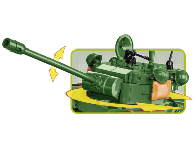 COBI - Konstruktorius M4A3E8 Sherman Easy Eight, 1/28, 2533 8
