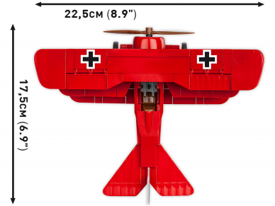 COBI - Konstruktorius Fokker Dr.1 Red Baron, 1/32, 2986 8