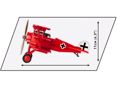 COBI - Konstruktorius Fokker Dr.1 Red Baron, 1/32, 2986 7