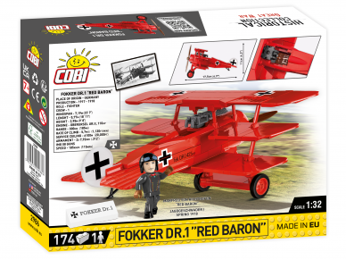 COBI - Konstruktorius Fokker Dr.1 Red Baron, 1/32, 2986 1