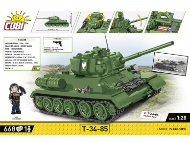 COBI - Konstruktorius T-34/85, 2542 1