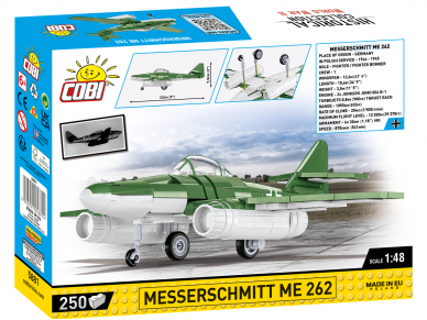 COBI - Konstruktors Messerschmitt Me262, 1/48, 5881 1 COBI - Konstruktors Messerschmitt Me262, 1/48, 5881 1