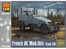 CSM - French Armored Car Renault Modele 1914 (Type ED), 1/35, 35013