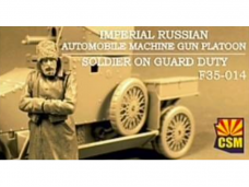 CSM - Imperial Russian Automobile Machine Gun Platoon Soldier on guard duty, 1/35, F35-014