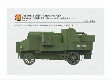 CSM - Garford-Putilov Armoured Car Latvian, Polish, Ukrainian, Soviet Service, 1/35, 35015 7