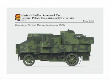 CSM - Garford-Putilov Armoured Car Latvian, Polish, Ukrainian, Soviet Service, 1/35, 35015 8