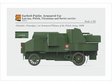 CSM - Garford-Putilov Armoured Car Latvian, Polish, Ukrainian, Soviet Service, 1/35, 35015 9