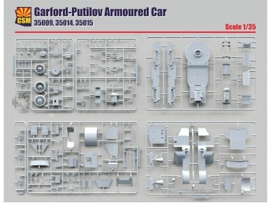CSM - Garford-Putilov Armoured Car Latvian, Polish, Ukrainian, Soviet Service, 1/35, 35015 2