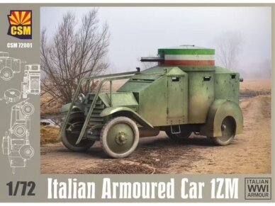 CSM - Italian Armoured Car 1ZM, 1/72, 72001