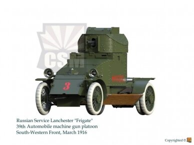 CSM - Lanchester "Russian Service" with 37mm Hotchkiss gun, 1/35, 35003 1