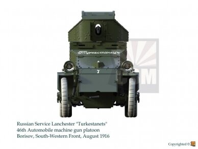 CSM - Lanchester "Russian Service" with 37mm Hotchkiss gun, 1/35, 35003 5