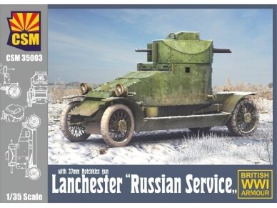 CSM - Lanchester "Russian Service" with 37mm Hotchkiss gun, 1/35, 35003