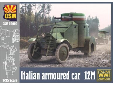 CSM - Italian Armoured Car 1ZM, 1/35, 35005