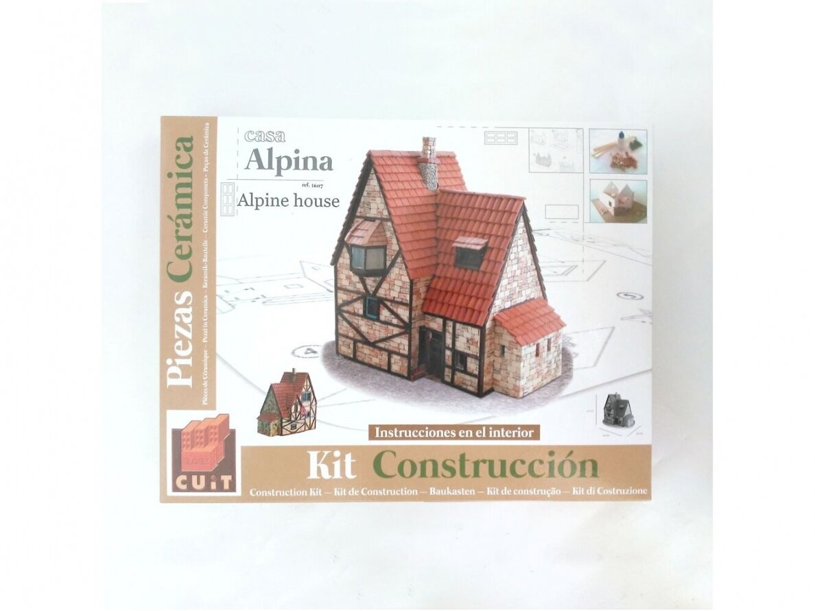 CUIT - Keraamiliste ehitusmudelite komplekt - Alpi maja, 1/50, 3.607 CUIT - Keraamiliste ehitusmudelite komplekt - Alpi maja, 1/50, 3.607