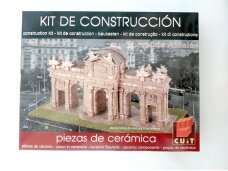 CUIT - Комплект cборная керамическая модель здания - Ворота Пуэрта-де-Алькала (Madrid, Spain), 1/150, 3.629