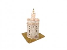 CUIT - Surenkamas Keraminio pastato modelis - Torre del Oro bokštas, (Sevilla, Spain) 1/100, 3.657