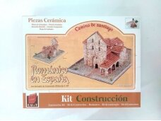 CUIT - Surenkamas Keraminio pastato modelis - San Salvador bažnyčia (Palencia, Spain), 1/80, 3.624