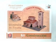 CUIT - Keramikas ēku modeļu komplekts - Santa Maria de Lebeńa baznīca (Navarra, Spain), 1/87, 3.626
